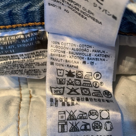 Levis acid wash straight leg jeans size 30 - Picture 3 of 5